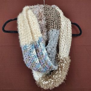 SONOMA Chunky Knit Colorblock Infinity Scarf OS